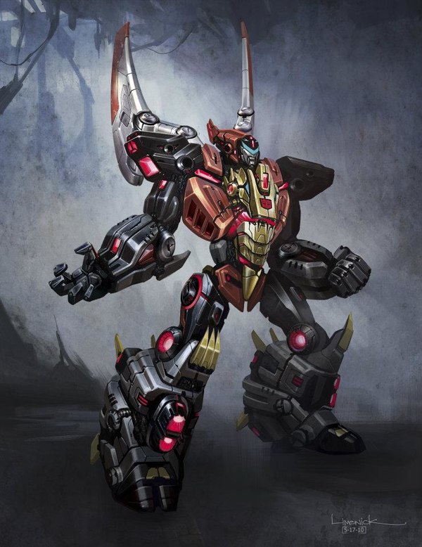 Transformers Fall Of Cybertron Dinobots Strike Back Design Images Gallery Snarl, Sludge, Grimlock, Swoop And Slag  (12 of 18)